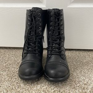 Madden Girl Combat Boots